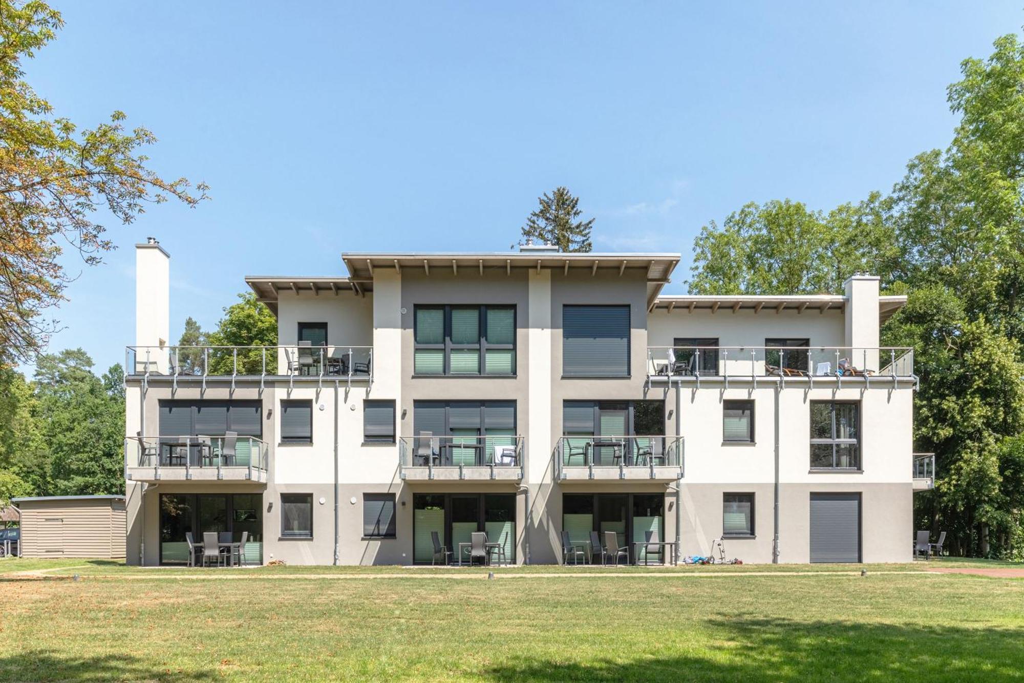 Gluecksraum - Modernes Apartment Mit Panoramablick, Kamin & Wohlfuehlambiente Krakow am See Zewnętrze zdjęcie